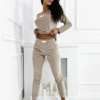 2-tlg. Set La Creme Beige
