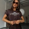 T-shirt La Manuel CRIME braun