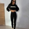 Leggings La Manuel RUN FOR Schwarz – Bild 2