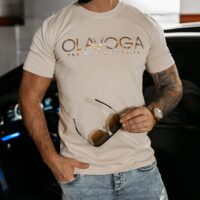 T-Shirt für Herren Ola Voga "GLOW" !Produkt mit Mangel!