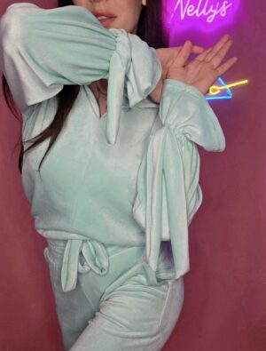 Velour Trainingsanzug von LA PERLA ETNA - obrazek 2