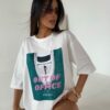 T-shirt La Manuel OUT weiß