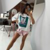 T-shirt La Manuel OUT weiß - obrazek 3
