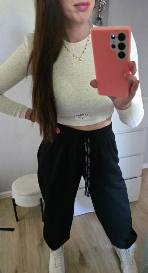 Top Langarm La Milla Beige
