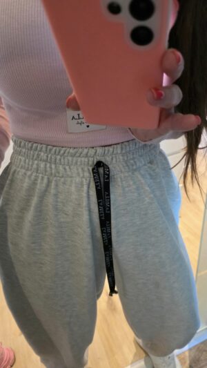 Jogginghose La Milla Grau Baumwolle – Bild 4