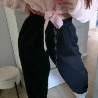 Jogginghose La Milla Schwarz Baumwolle