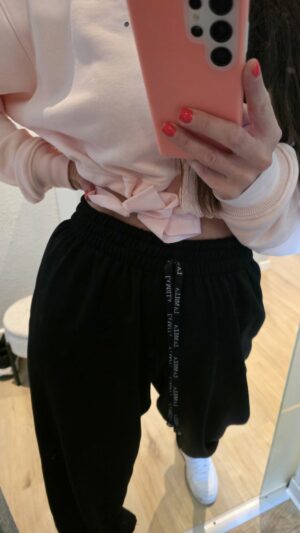 Jogginghose La Milla Schwarz Baumwolle – Bild 4