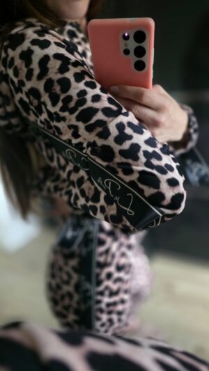 Set La Perla mit Leopardenmuster