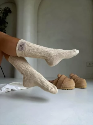 Wollsocken von By Me beige