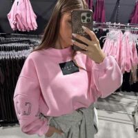Sweatshirt La Coca BASKET rosa