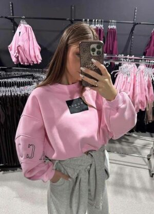 Sweatshirt La Coca BASKET rosa